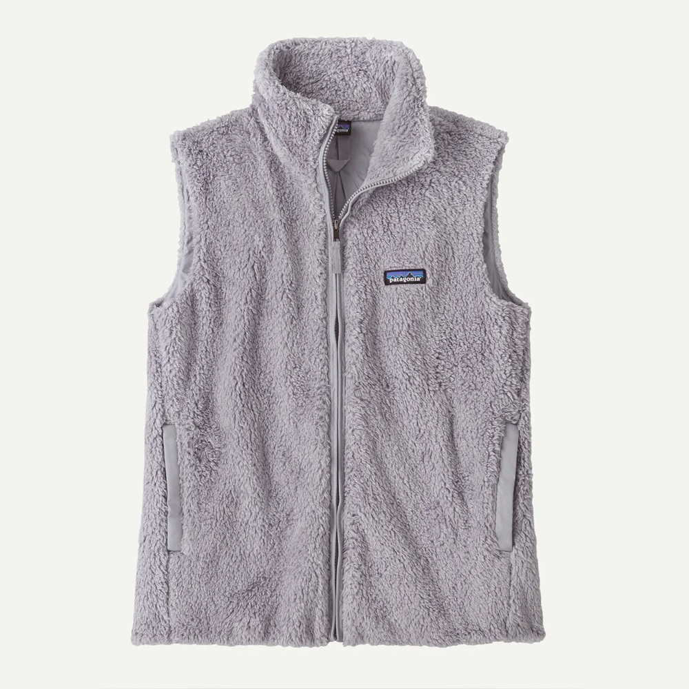Patagonia Los Gatos Fleece Vest Womens Small Cozy Sherpa Zip